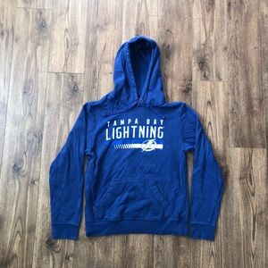 NHL Tampa Bay Lighting blue hoodie mens size small